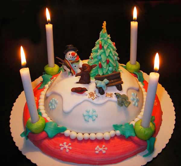 Adventstorte - Arbeitsaufwand: 9 Std.